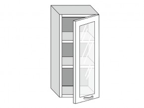 19.40.3 Шкаф настенный (h=913) на 400мм с 1-ой стекл. дверцей в Новой Ляле - novaya-lyalya.магазин96.com | фото