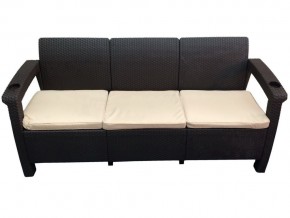 Диван Yalta Sofa 3 Set шоколадный в Новой Ляле - novaya-lyalya.магазин96.com | фото