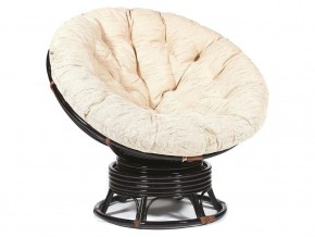 Кресло-качалка Papasan w 23/01 B с подушкой Antique brown, ткань Старт в Новой Ляле - novaya-lyalya.магазин96.com | фото