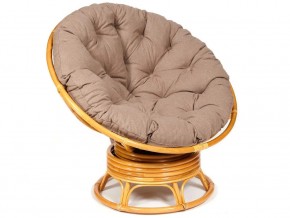 Кресло-качалка Papasan w 23/01 B с подушкой Honey, экошерсть Коричневый в Новой Ляле - novaya-lyalya.магазин96.com | фото