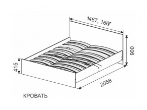 Кровать 1600х2000 ортопедическое основание в Новой Ляле - novaya-lyalya.магазин96.com | фото