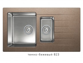 Мойка комбинированная Tolero twist TTS-890 Темно-бежевый 823 в Новой Ляле - novaya-lyalya.магазин96.com | фото