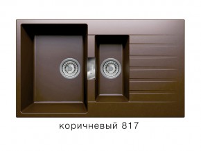 Мойка кварцевая Tolero Loft TL-860 Коричневый 817 в Новой Ляле - novaya-lyalya.магазин96.com | фото