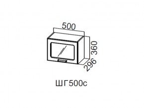 ШГ500с/360 Шкаф навесной 500/360 (горизонт. со стеклом) в Новой Ляле - novaya-lyalya.магазин96.com | фото