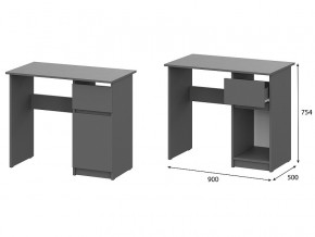 Стол письменный 900 Денвер Графит серый в Новой Ляле - novaya-lyalya.магазин96.com | фото